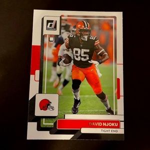 David Njoku: Cleveland Browns, Tight End 2022 Panini Donruss Football #208